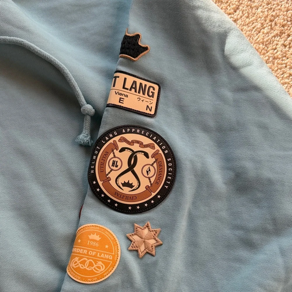 HELMUT LANG SOCIETAS HOODIE- TOPAZ - Picture 9 of 16